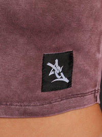 Vintage Violet UGA Crop Top
