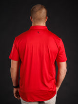 Solid Red With Standing Dog Polo
