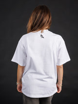 White Heavyweight Bulldog Head Tee