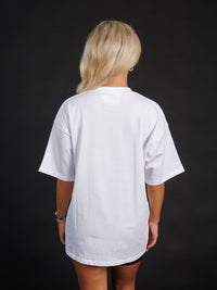 White Heavyweight Georgia Bulldogs Standing Dog Tee