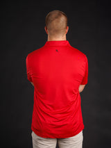 Solid Red With Oval G Polo
