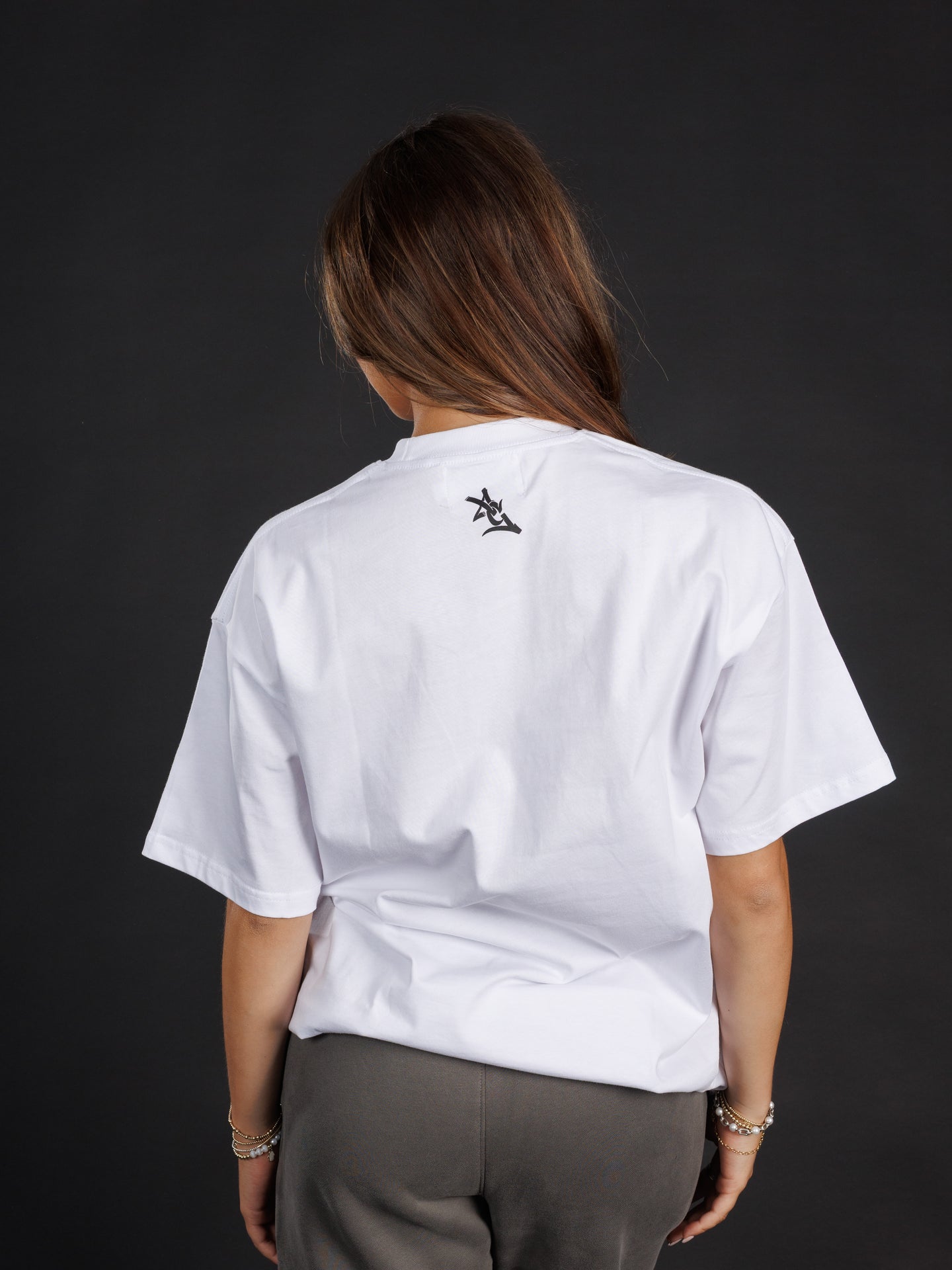 White Heavyweight G Bulldogs Tee
