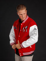 Red UGA Varsity Letterman Jacket