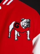 Red UGA Varsity Letterman Jacket