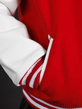 Red UGA Varsity Letterman Jacket