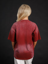 Red Reverse Embroidered G Tee