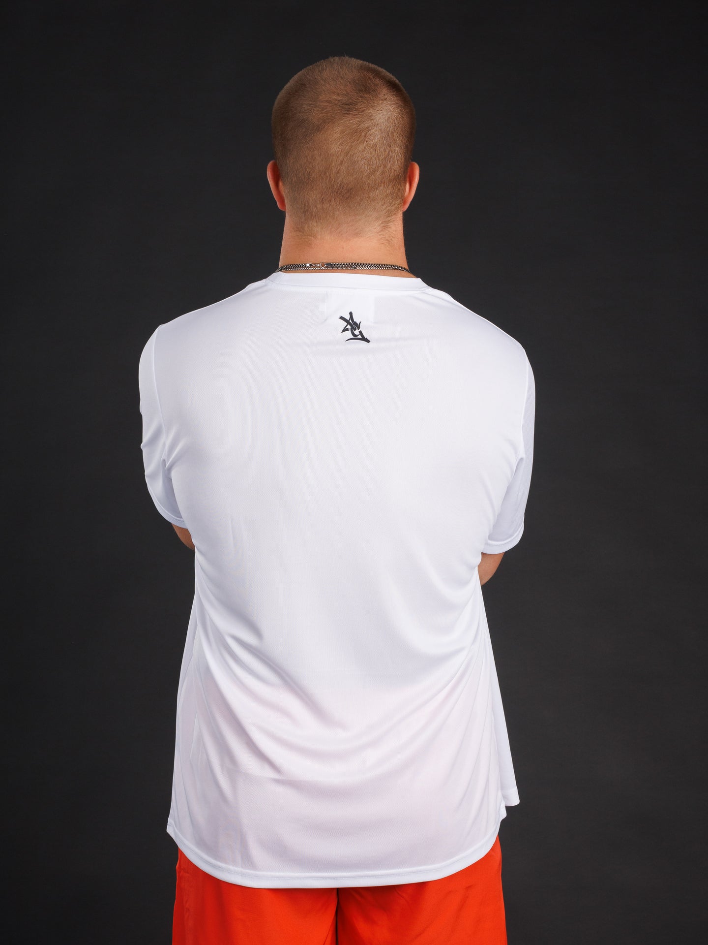 White Drywick Oval G Tee