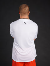 White Drywick Oval G Tee