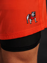 Red Standing Dog Men's Shorts