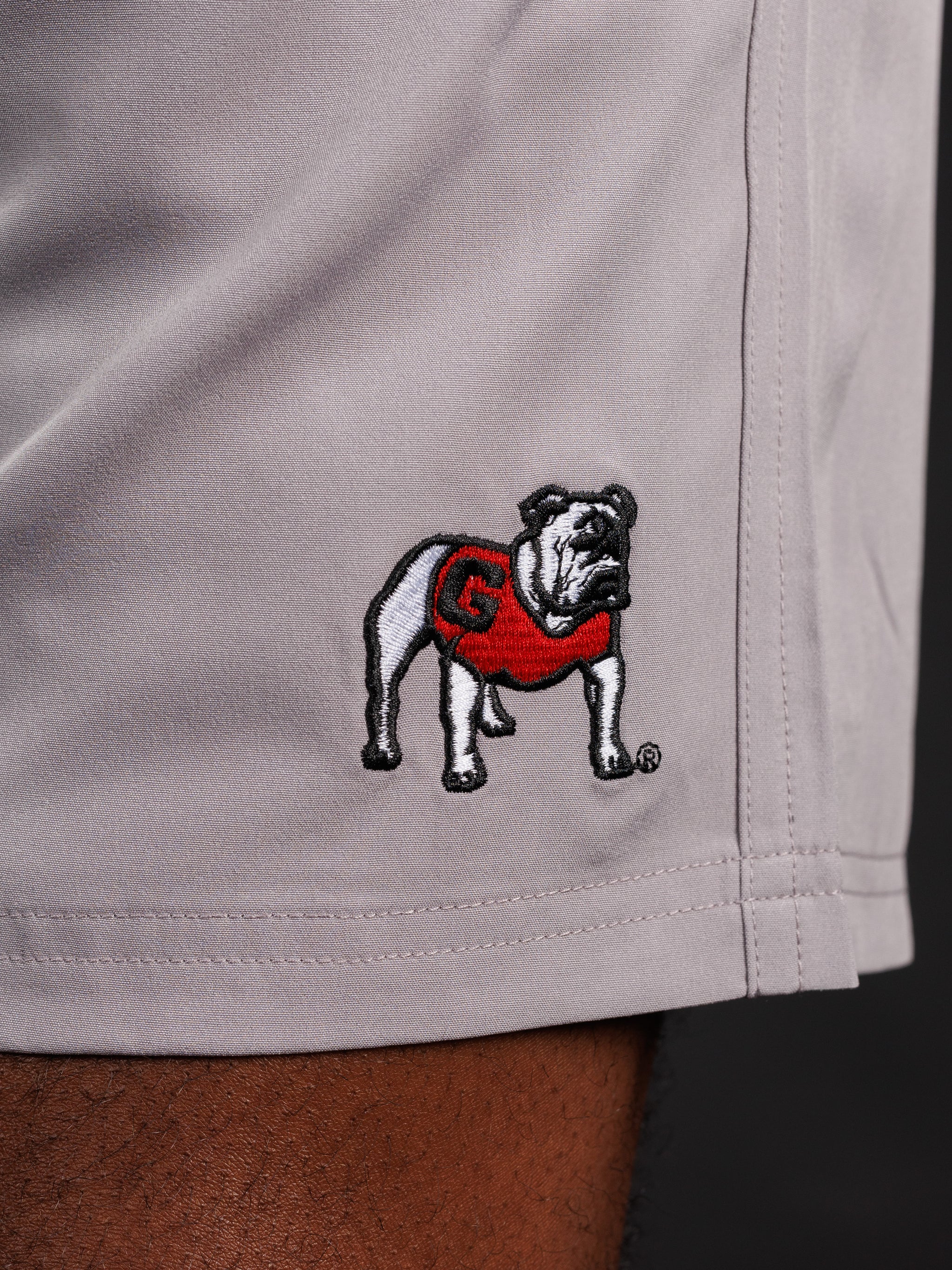 Light Grey Standing Dog Men's Shorts