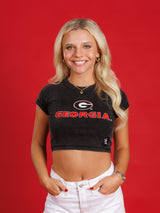 Black G Georgia Crop Top