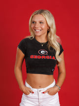 Black G Georgia Crop Top