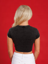 Black G Georgia Crop Top