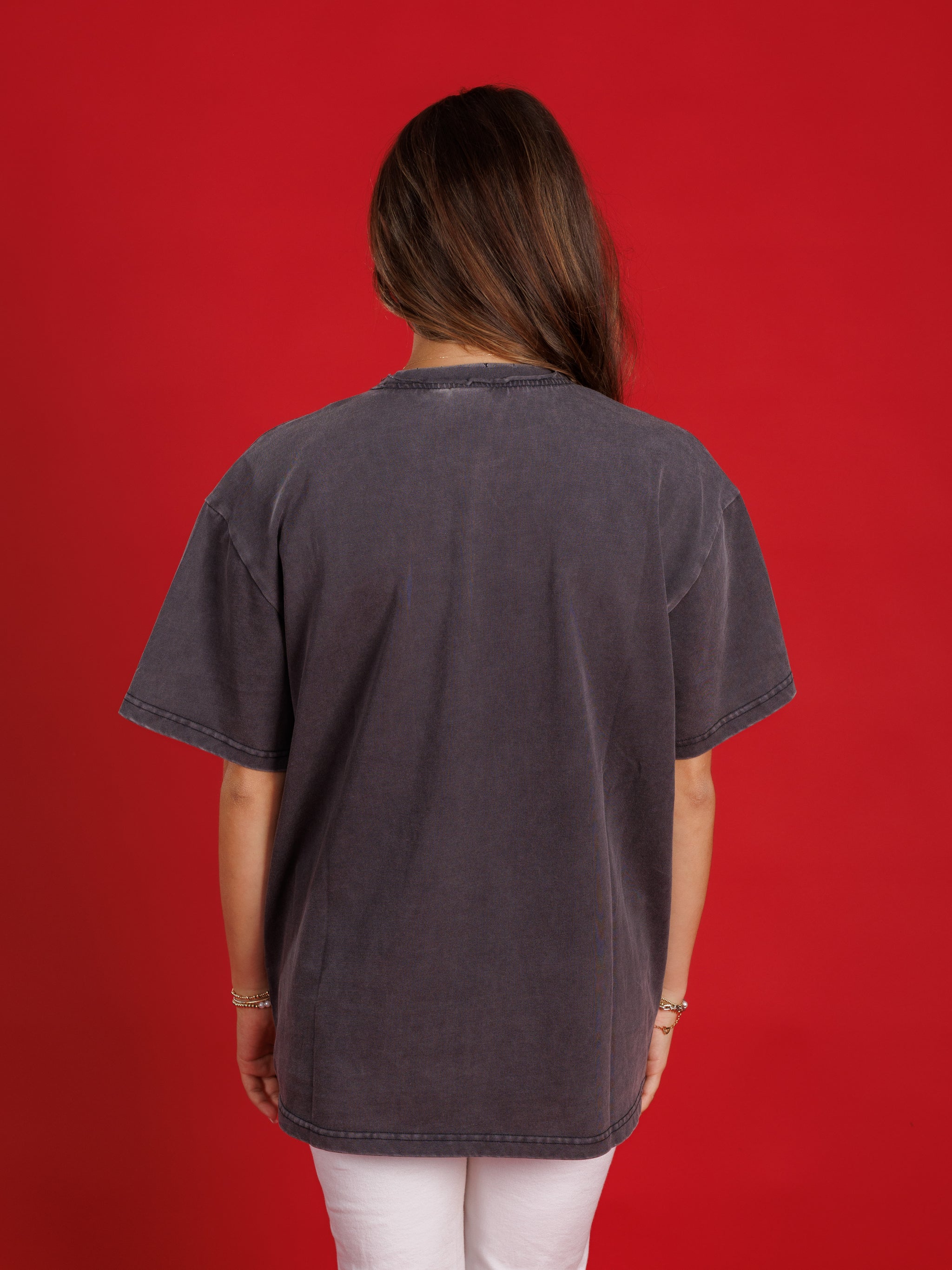 Dark Grey Standing Dog Tee