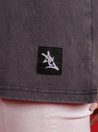Dark Grey Standing Dog Tee