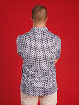 Black And White Checkered With Oval G Polo