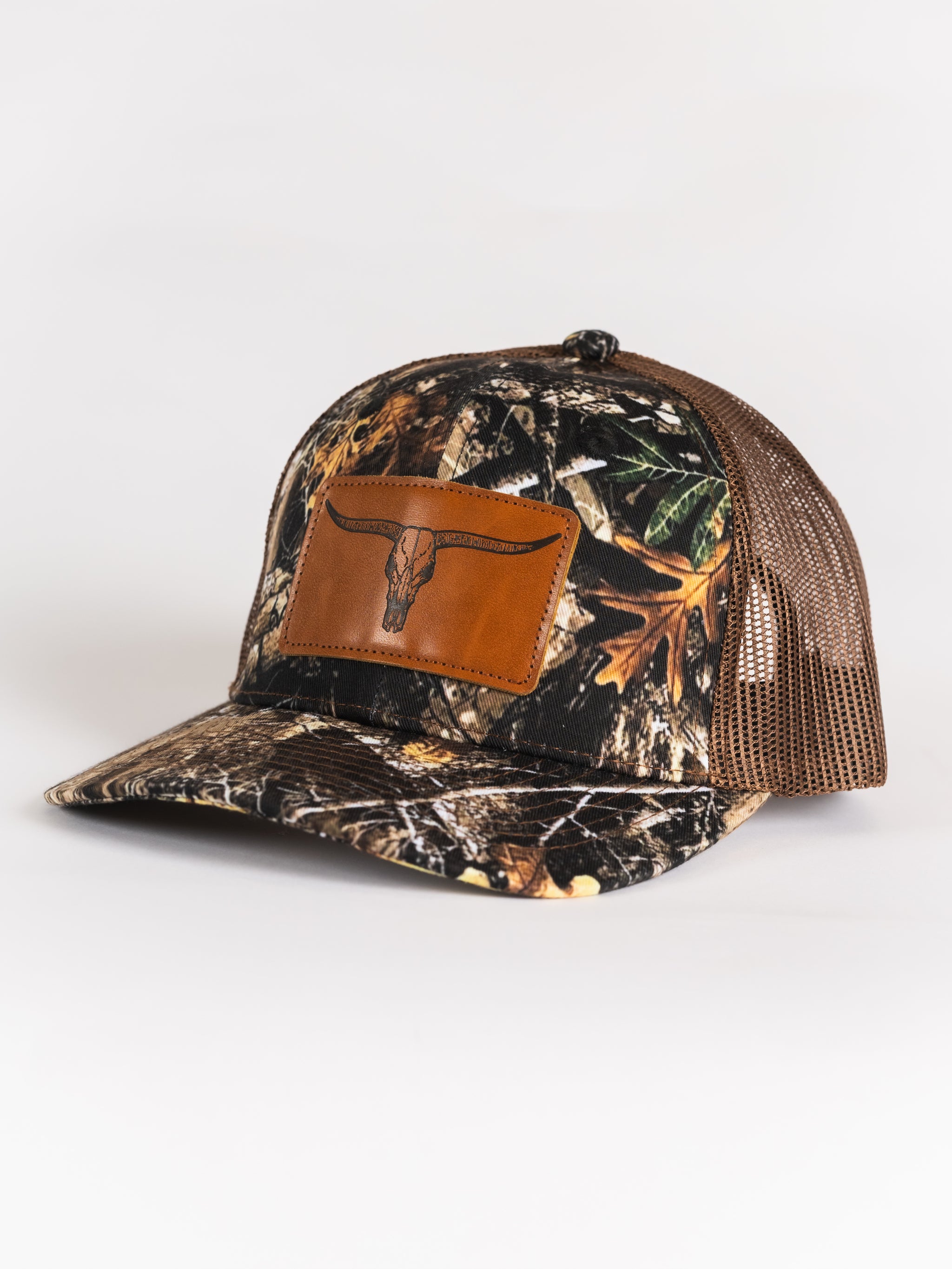 Camo Longhorn Mesh Hat