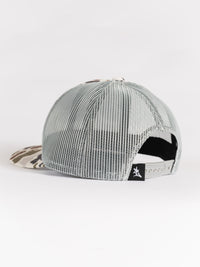 Vintage Camo Buck Head Mesh Hat