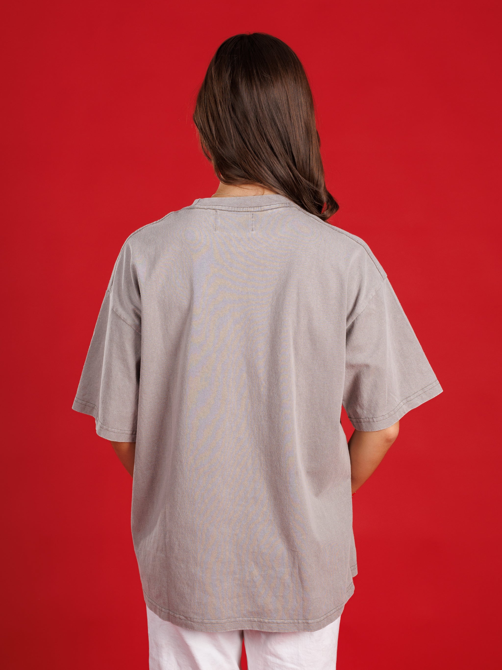 Light Grey Standing Dog Tee
