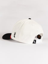 White 'Driver' Canvas Roped Hat