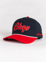 Navy 'Chop' Canvas Roped Hat