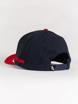 Navy 'Chop' Canvas Roped Hat