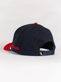 Navy 'Chop' Canvas Roped Hat