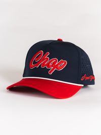 Navy 'Chop' Roped Hat