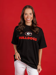 Black Heavyweight G Bulldogs Tee