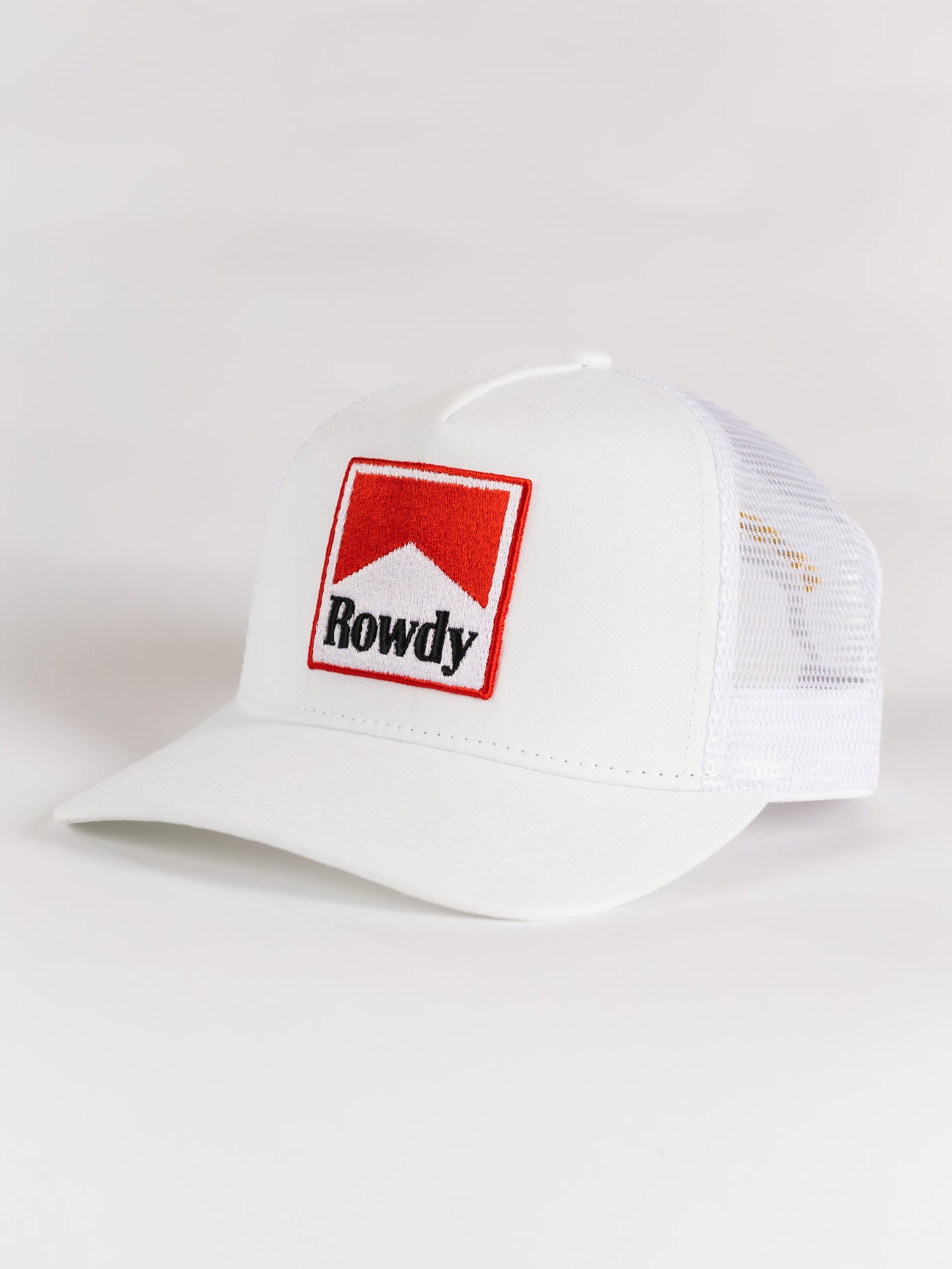 White Rowdy Mesh Hat