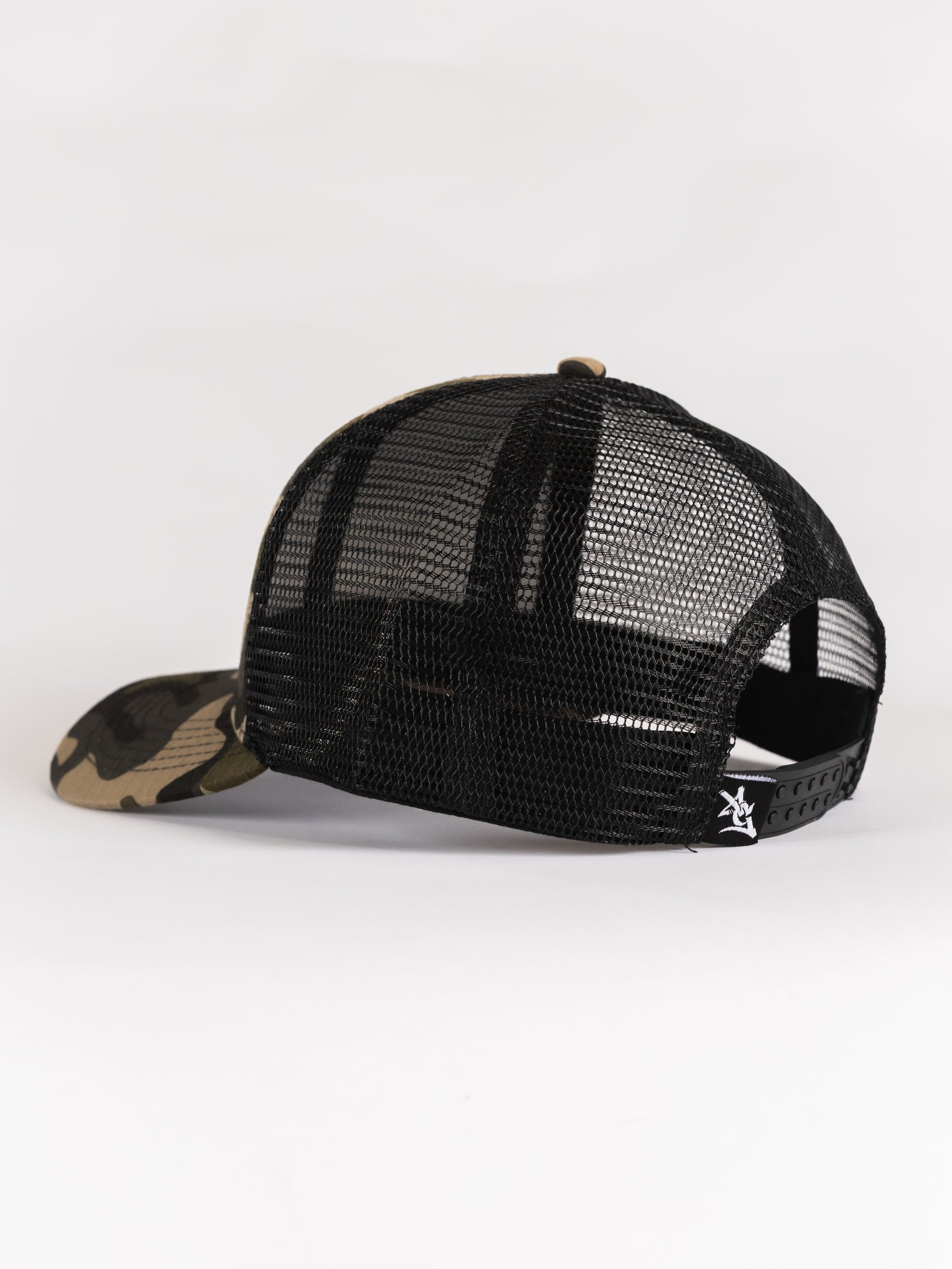 Camo Fish Antler Mesh Hat