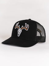Black Buck Head Mesh Hat