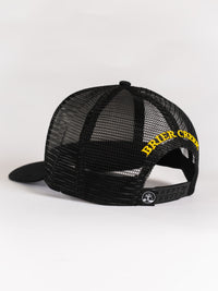 Black Buck Head Mesh Hat