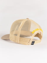 Tan Buck Head Mesh Hat