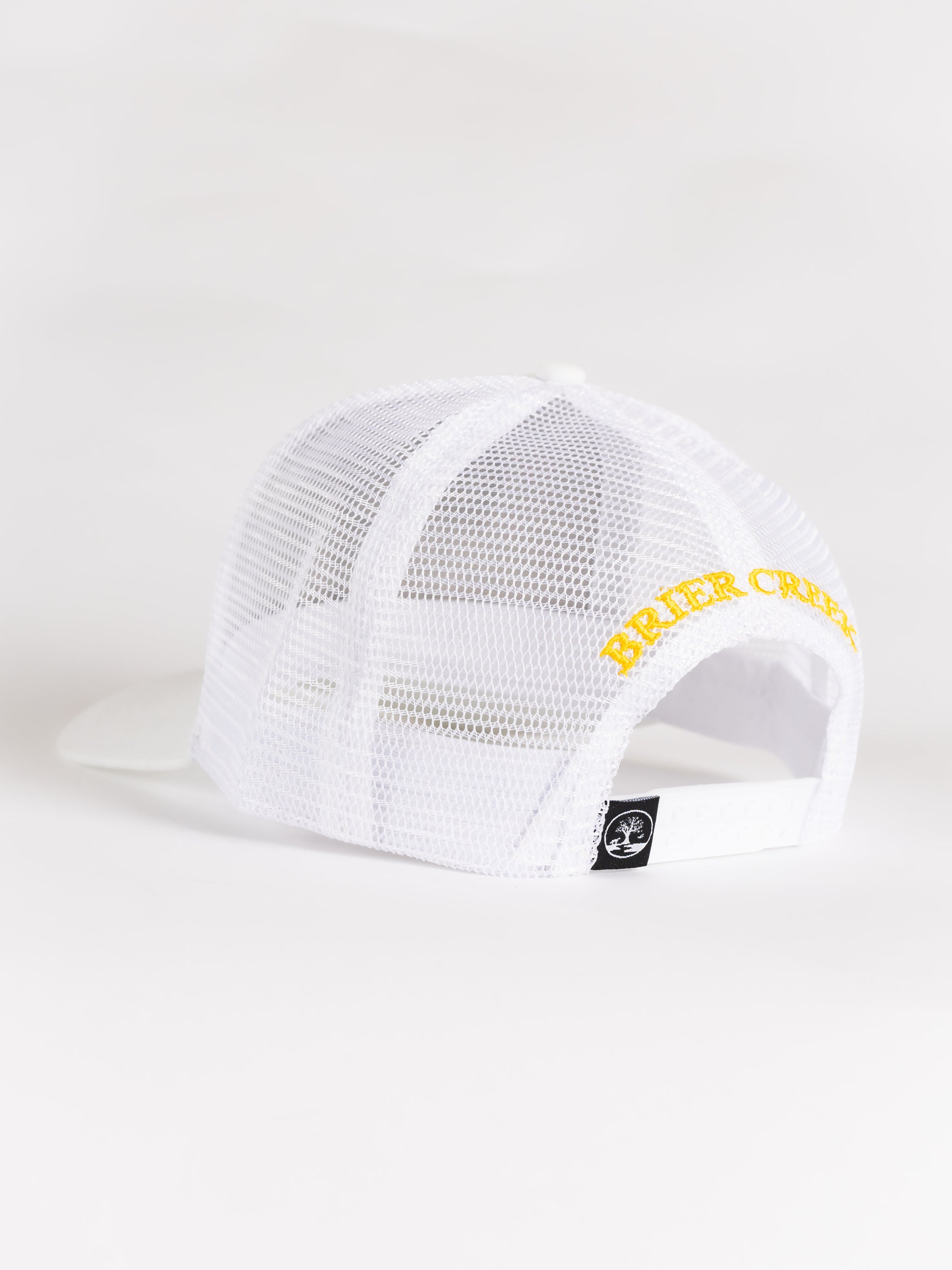 White Buck Head Mesh Hat