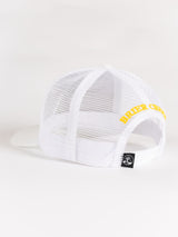 White Longhorn Mesh Hat