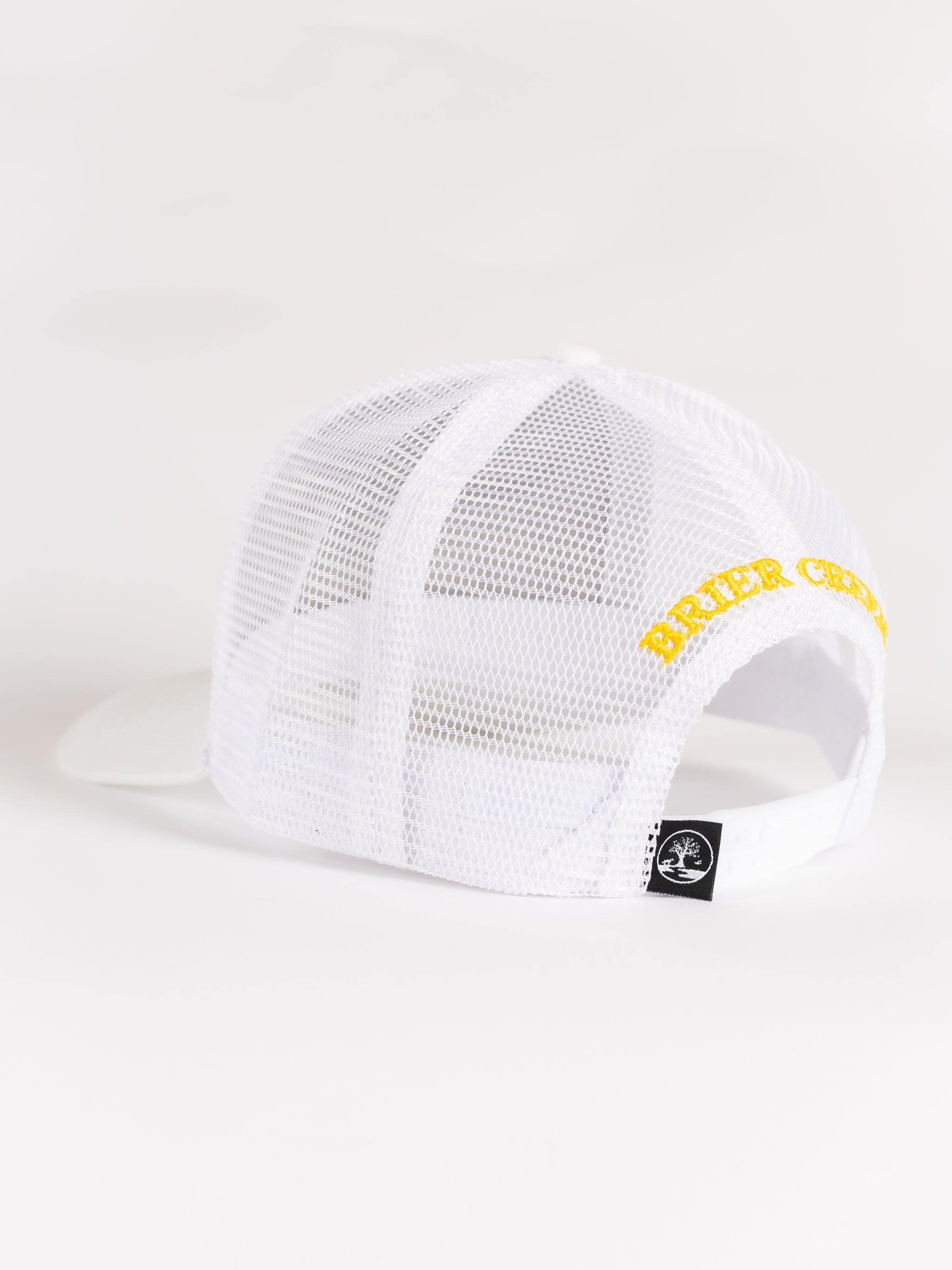 White Longhorn Mesh Hat