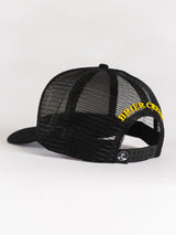 Black Longhorn Mesh Hat