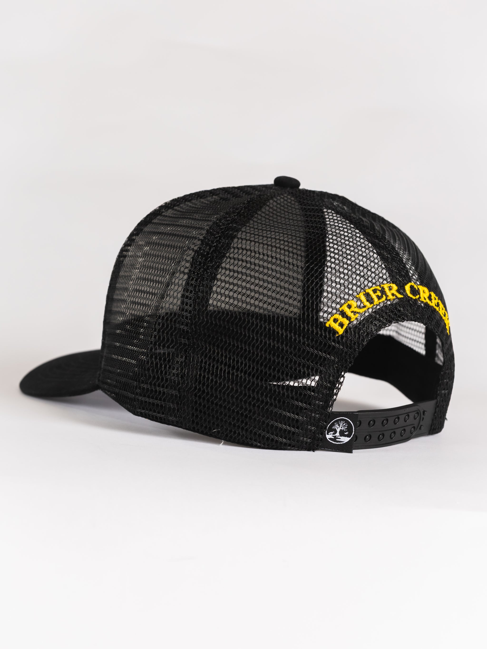 Black Longhorn Mesh Hat