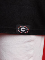 Black Reverse Embroidered G Tee