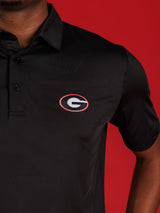 Solid Black With Oval G Polo