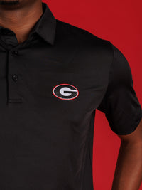 Solid Black With Oval G Polo