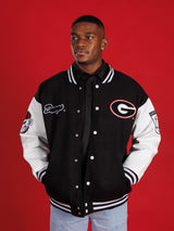 Black UGA Varsity Letterman Jacket