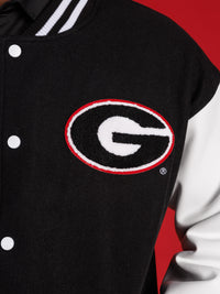 Black UGA Varsity Letterman Jacket