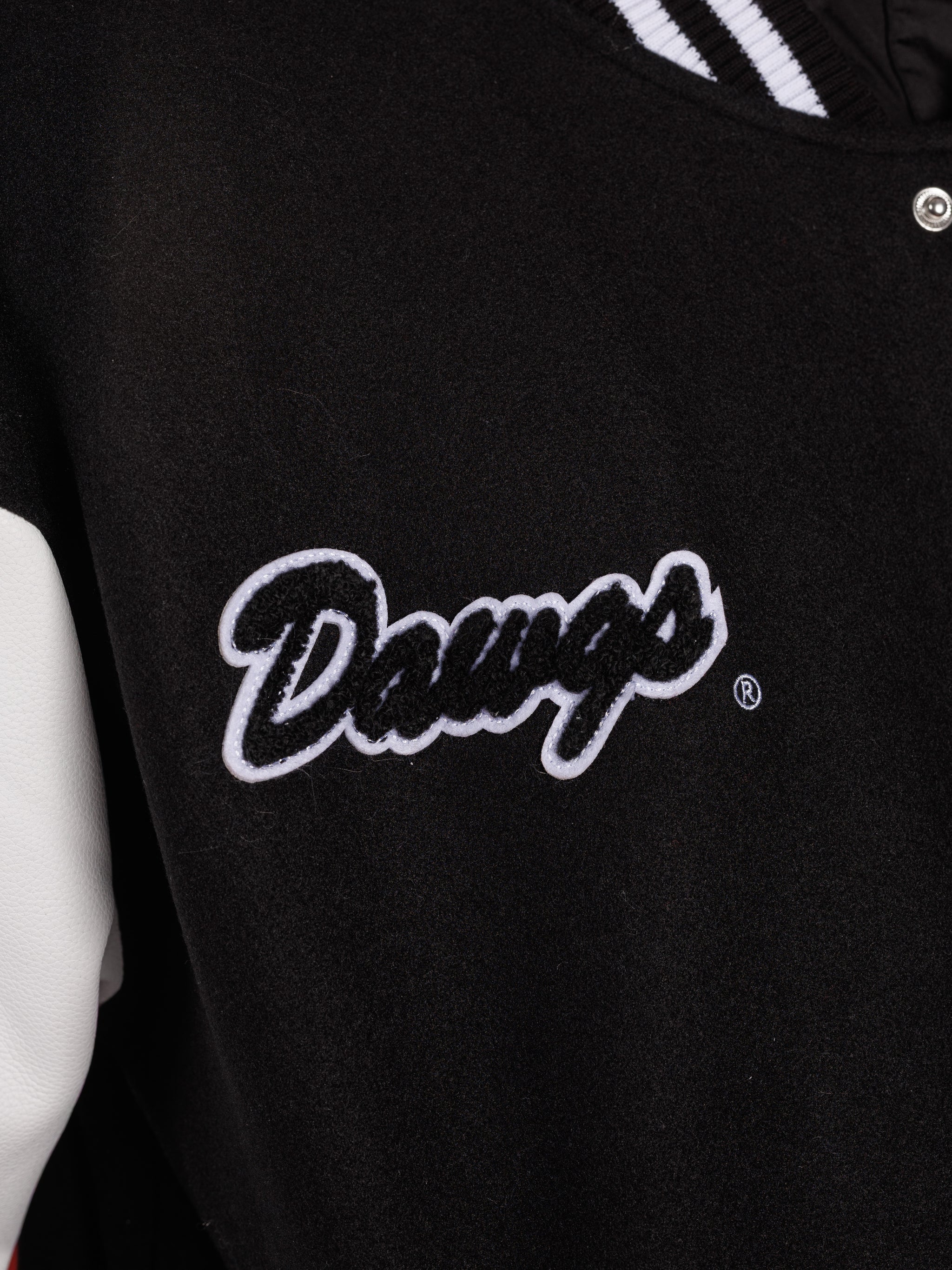 Black UGA Varsity Letterman Jacket