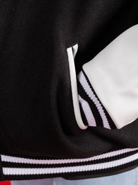 Black UGA Varsity Letterman Jacket