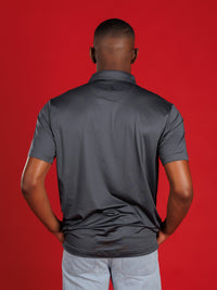 Solid Grey With Oval G Polo