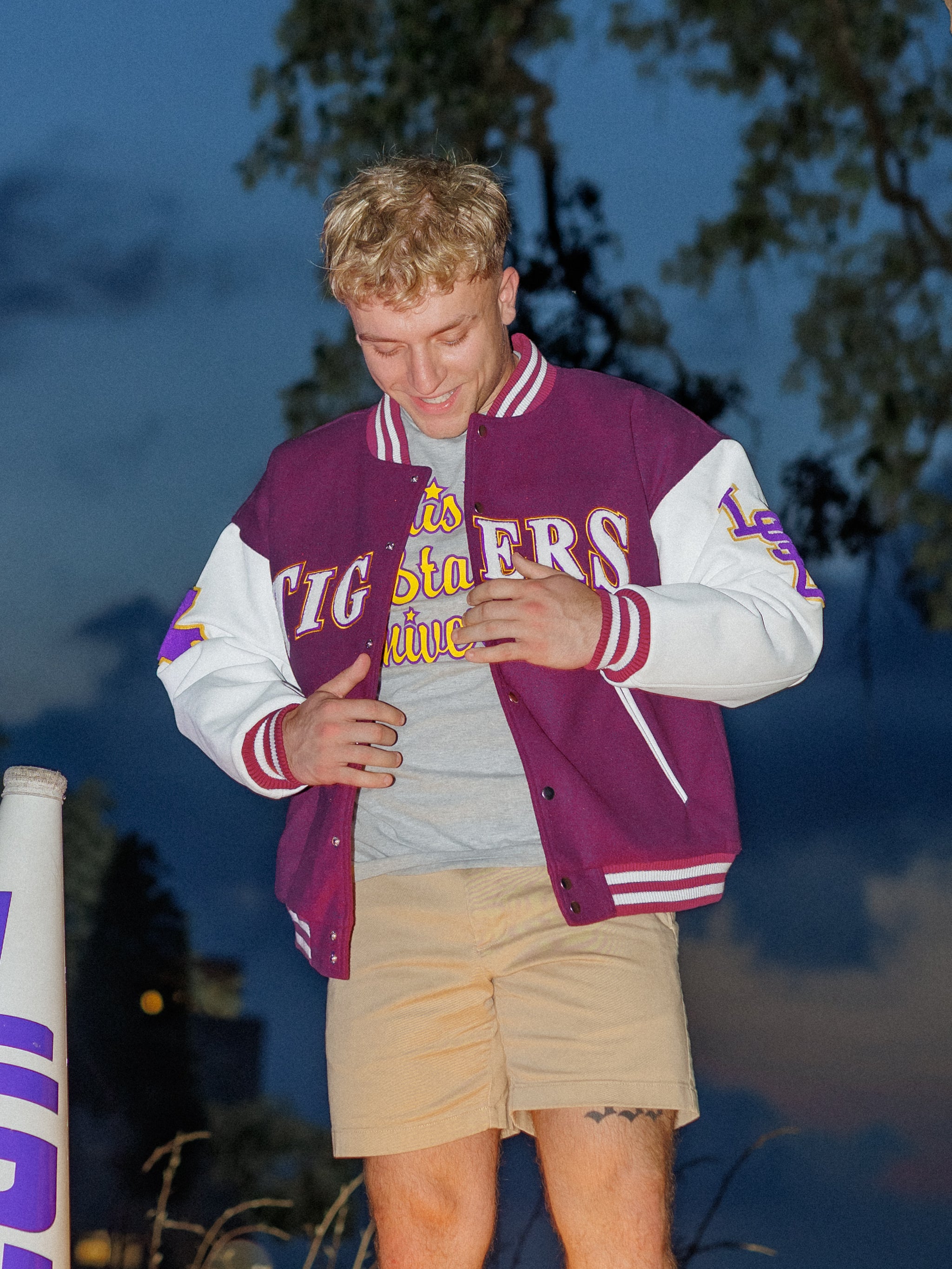 LSU Tigers Varsity Letterman Jacket