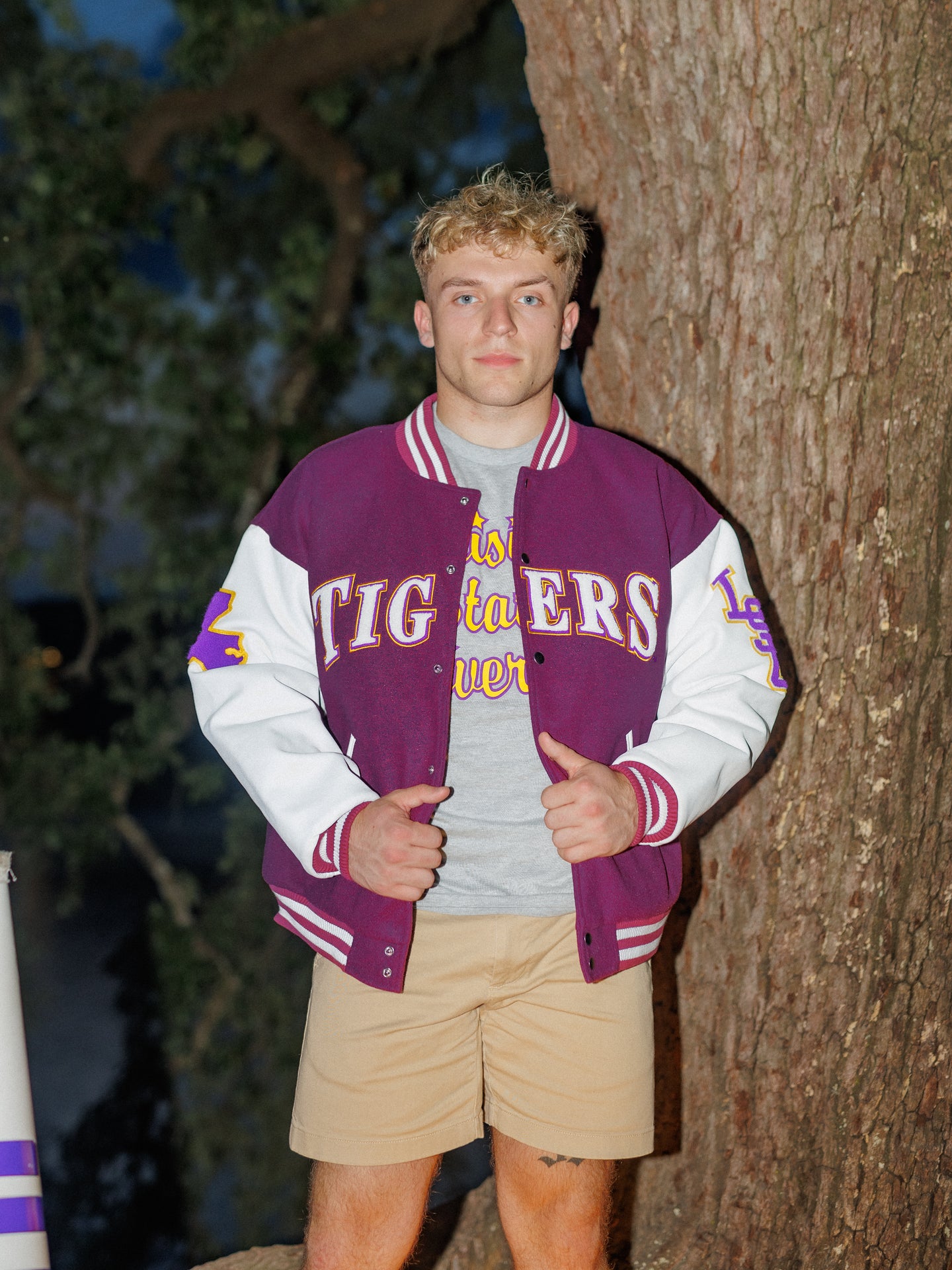 LSU Tigers Varsity Letterman Jacket