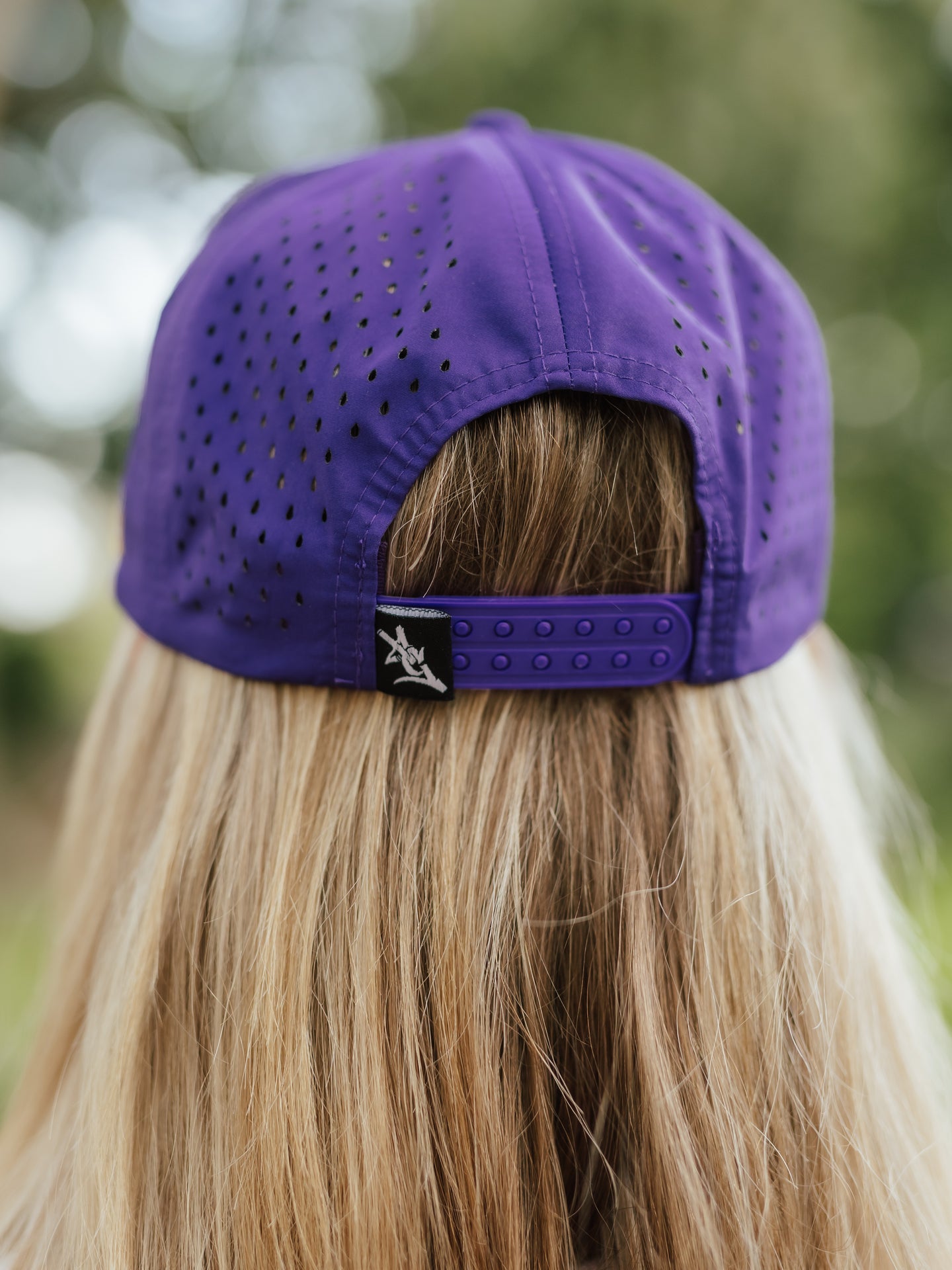 Purple LSU Block Hat